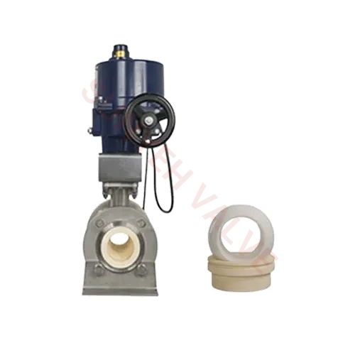 Ceramic Lined Ball Valve For On Off
